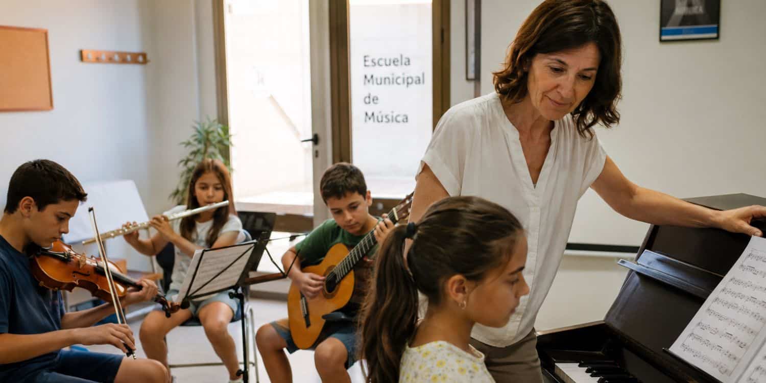 La Escuela Municipal de Música de Torremolinos seguirá contando con 600 plazas tras la renovación de los alumnos inscritos