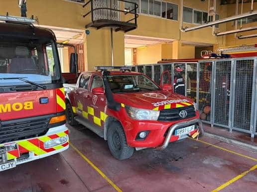 Evacuado un edificio de ocho plantas en Torremolinos por el incendio de un colchón